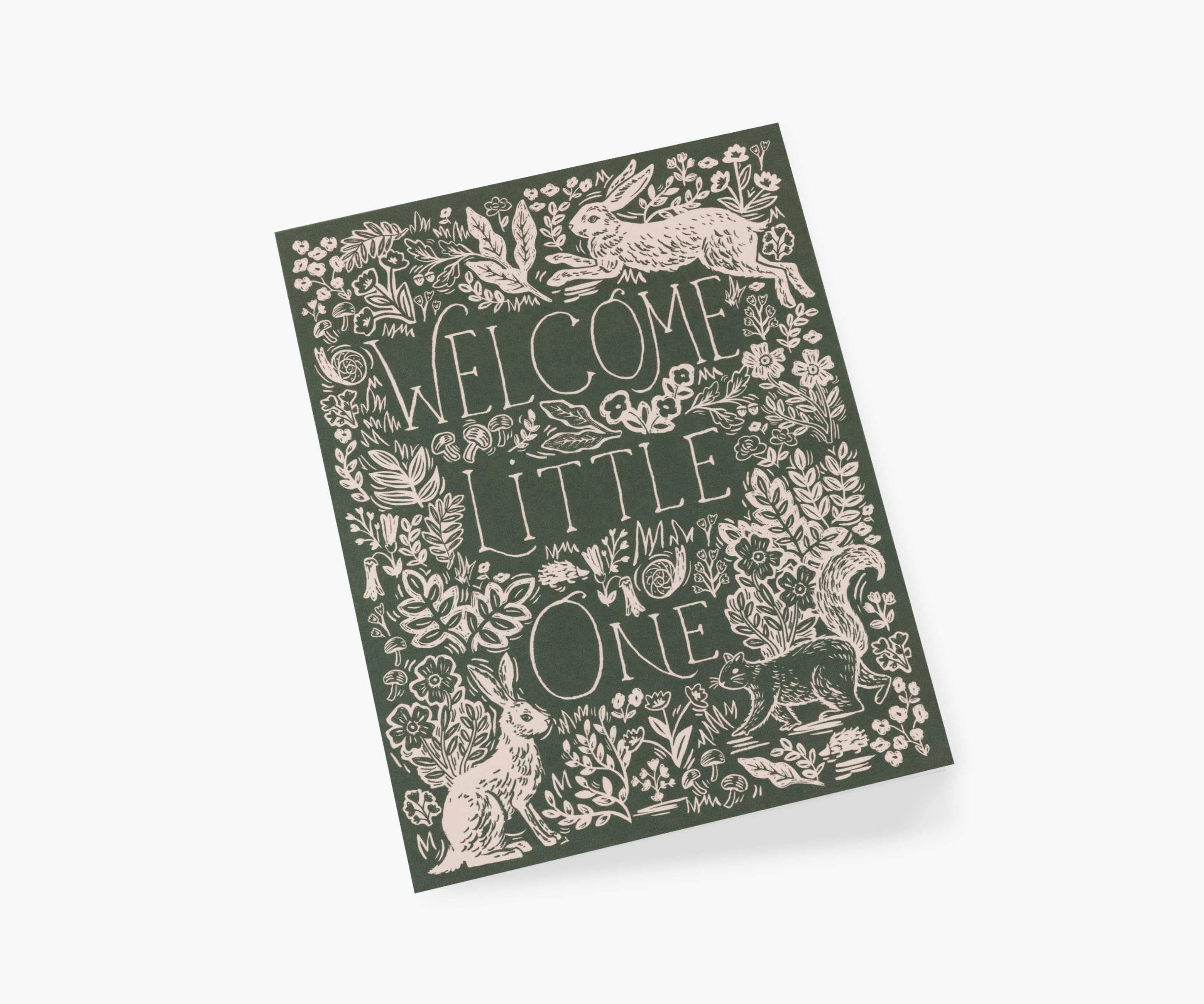 Rifle Paper Co. - Wholesale Baby Card - Fable Baby Card1