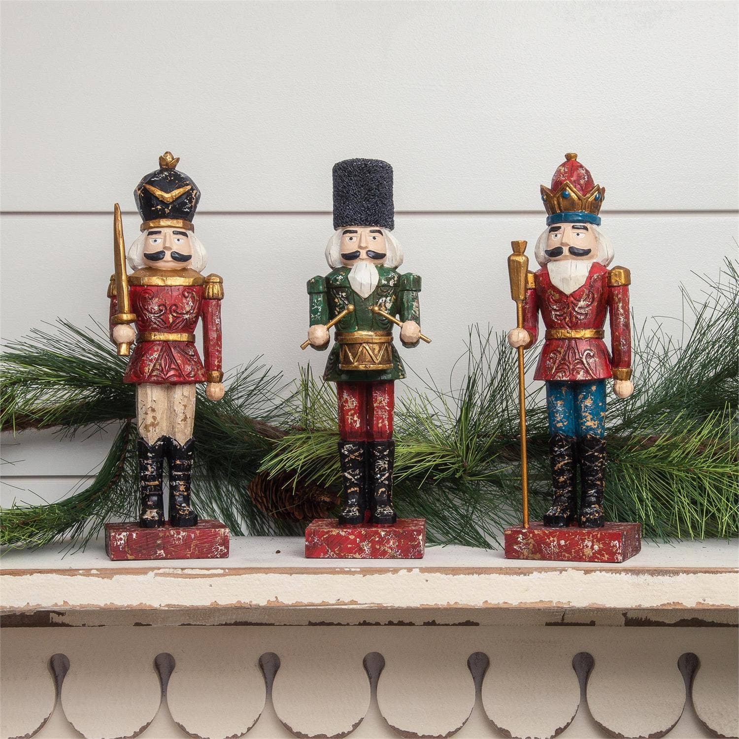 Audrey's Home & Gift - Wholesale Holiday Nutcracker - Classic Nutcracker Figurines (Pk/03 Ast)1