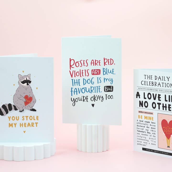 Abbie Imagine - Wholesale Love Card - The Dog is my Favourite Funny Anniversary Love Card 2