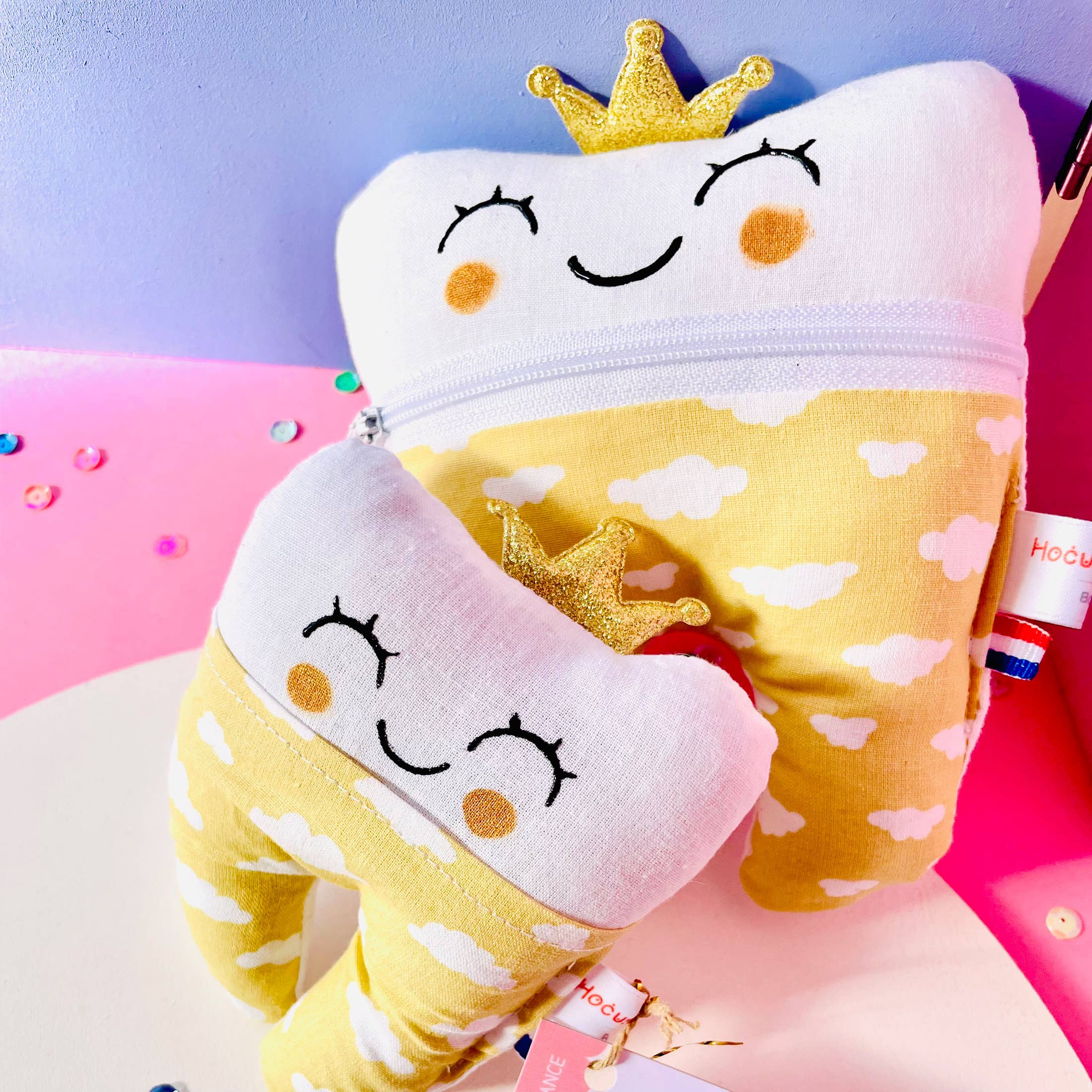 Hocus Pocus Happy - Wholesale Tooth fairy pillow – Child - Baby tooth box, pouch, gift for children and birth4