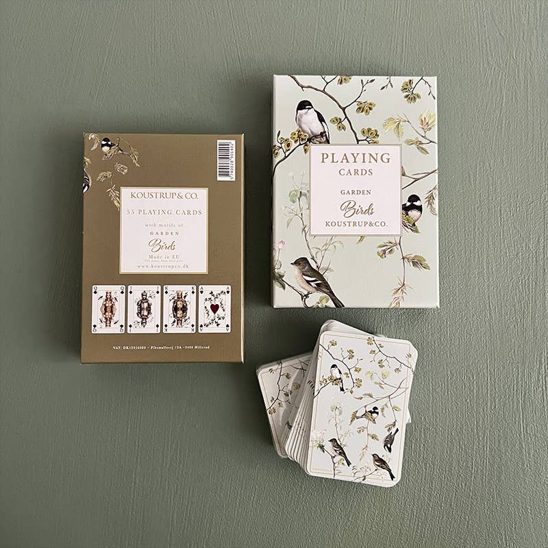 Koustrupco - Wholesale Playing cards - BRIDGE CARDS/ PLAYING CARDS  - Garden birds - 2 Pack3
