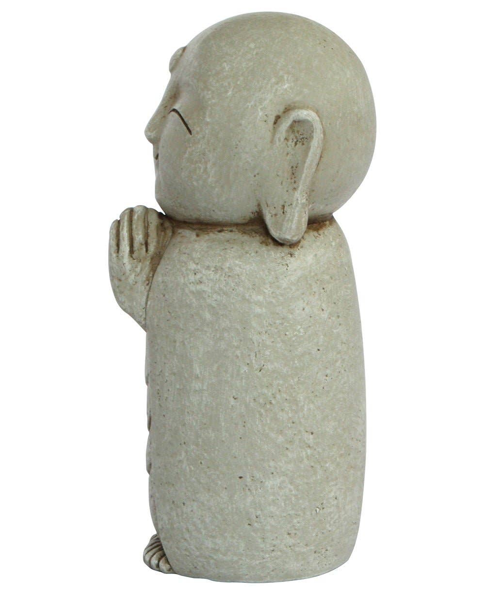 Buddha Groove - Wholesale Decorative Figurine - Peaceful Jizo Garden Statue, 8 Inches1