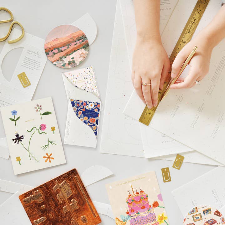 Seedlings - Wholesale Birthday Card - Wildflower Floral Sprout - Birthday Mini Greet Card 2.5"x3.55