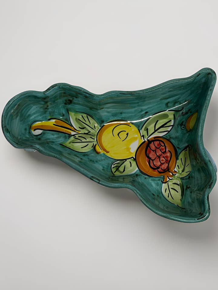 Suporte de Mesa Sicília 24x18 cm Cerâmica Caltagirone - VÁRIOS DECORATIVOS por atacado de DD Ceramiche Siciliane