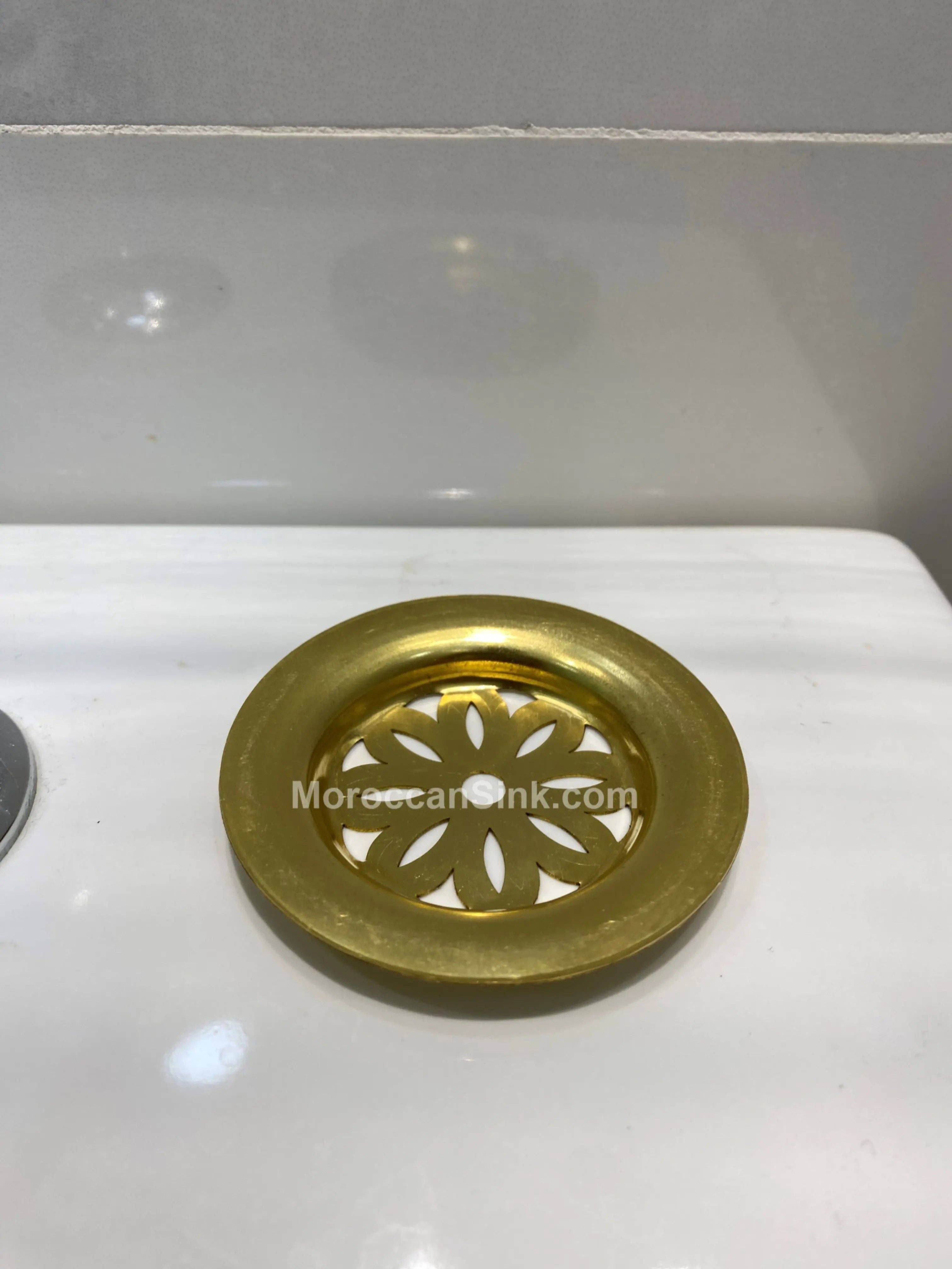 Moroccan Sink - Wholesale Sink Strainer/Stopper - Moroccan BRASS Drain Waste For Moroccan Sink Model 52