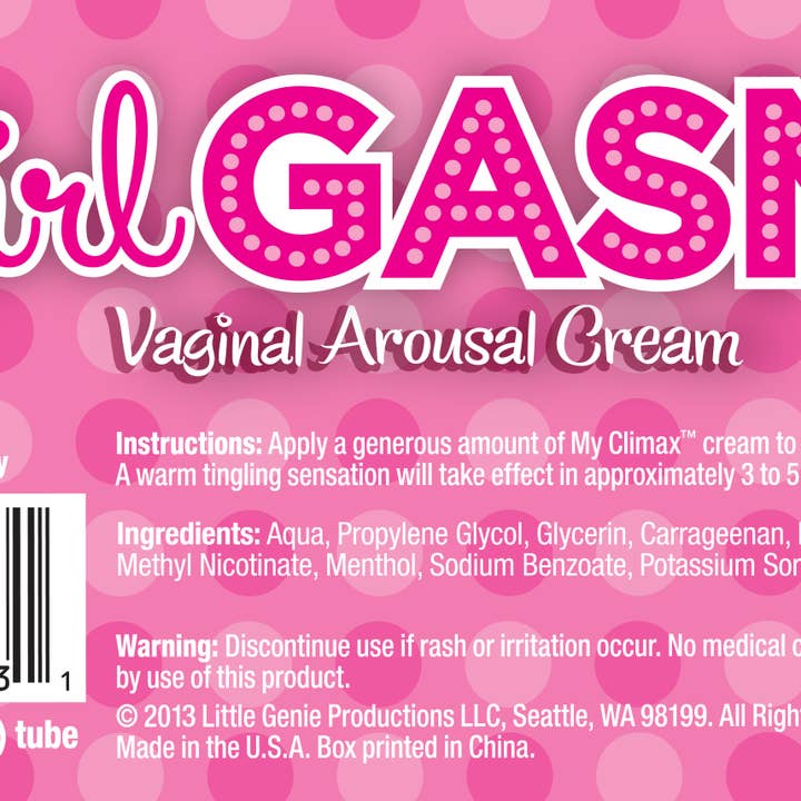 Little Genie Productions - Venta al por mayor Espray/gel de excitación - Crema Girlgasm Arousal