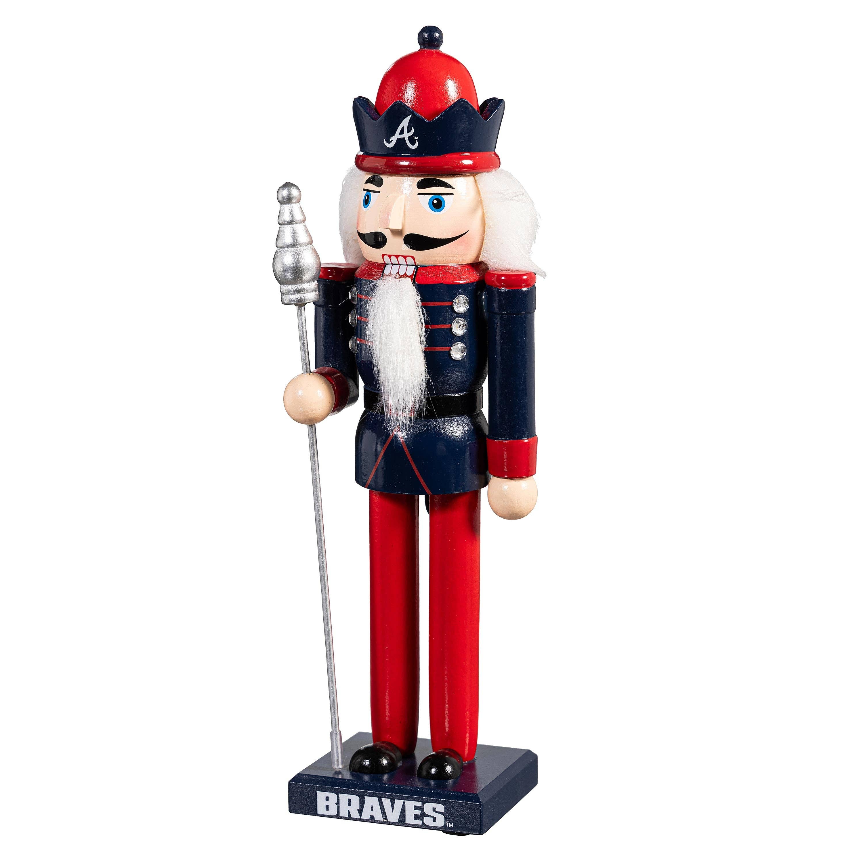 Evergreen Enterprises - Wholesale Holiday Nutcracker - Atlanta Braves Nutcracker Statue1