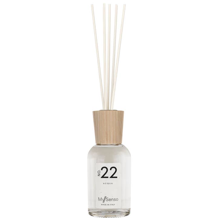 MySenso - Wholesale Reed Diffuser - Home fragrance 100ml N°22 Acqua, scent made in Italy2