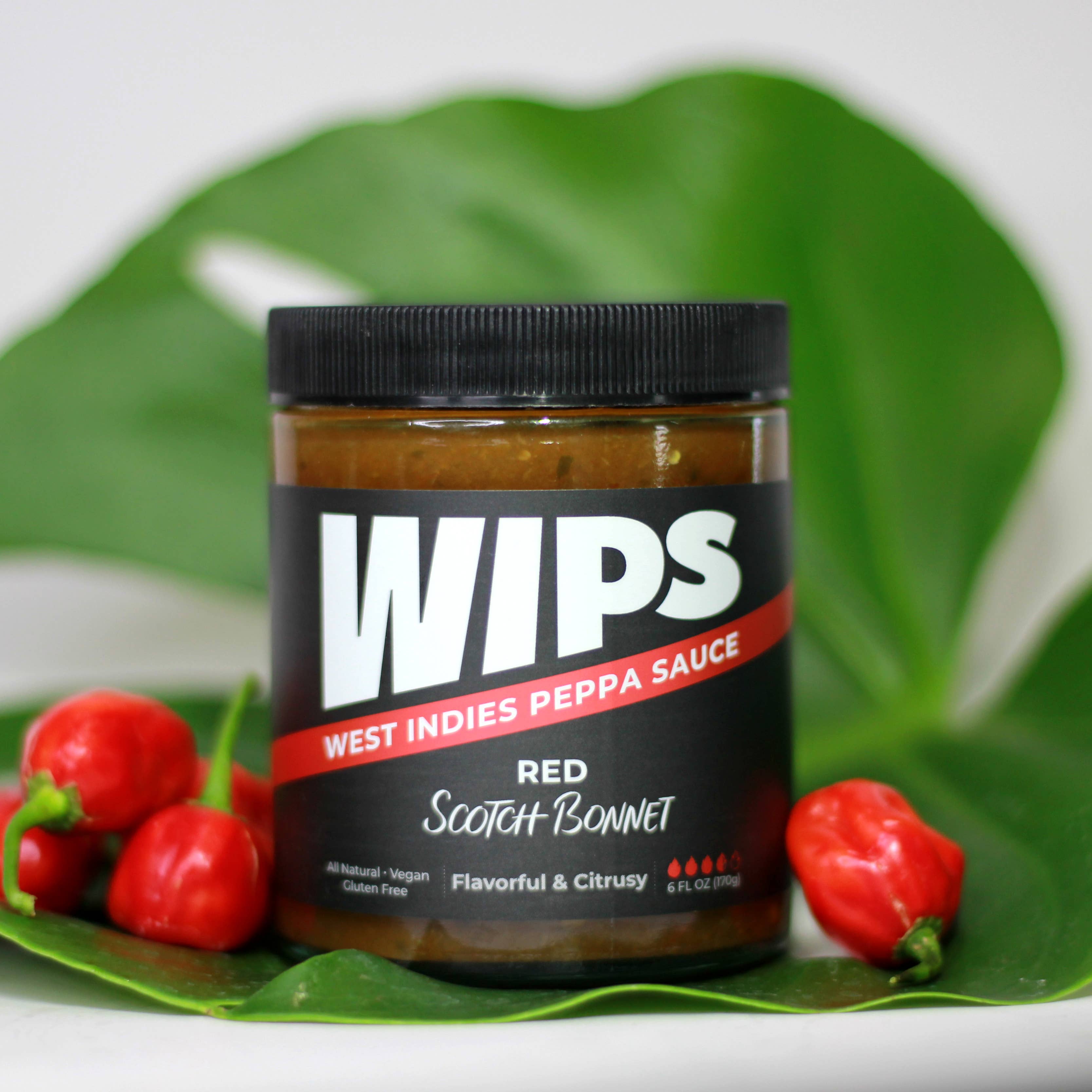 West Indies Peppa Sauce - WIPS - Wholesale Hot Sauce - WIPS Red Scotch Bonnet Pepper Sauce, Hot Sauce0