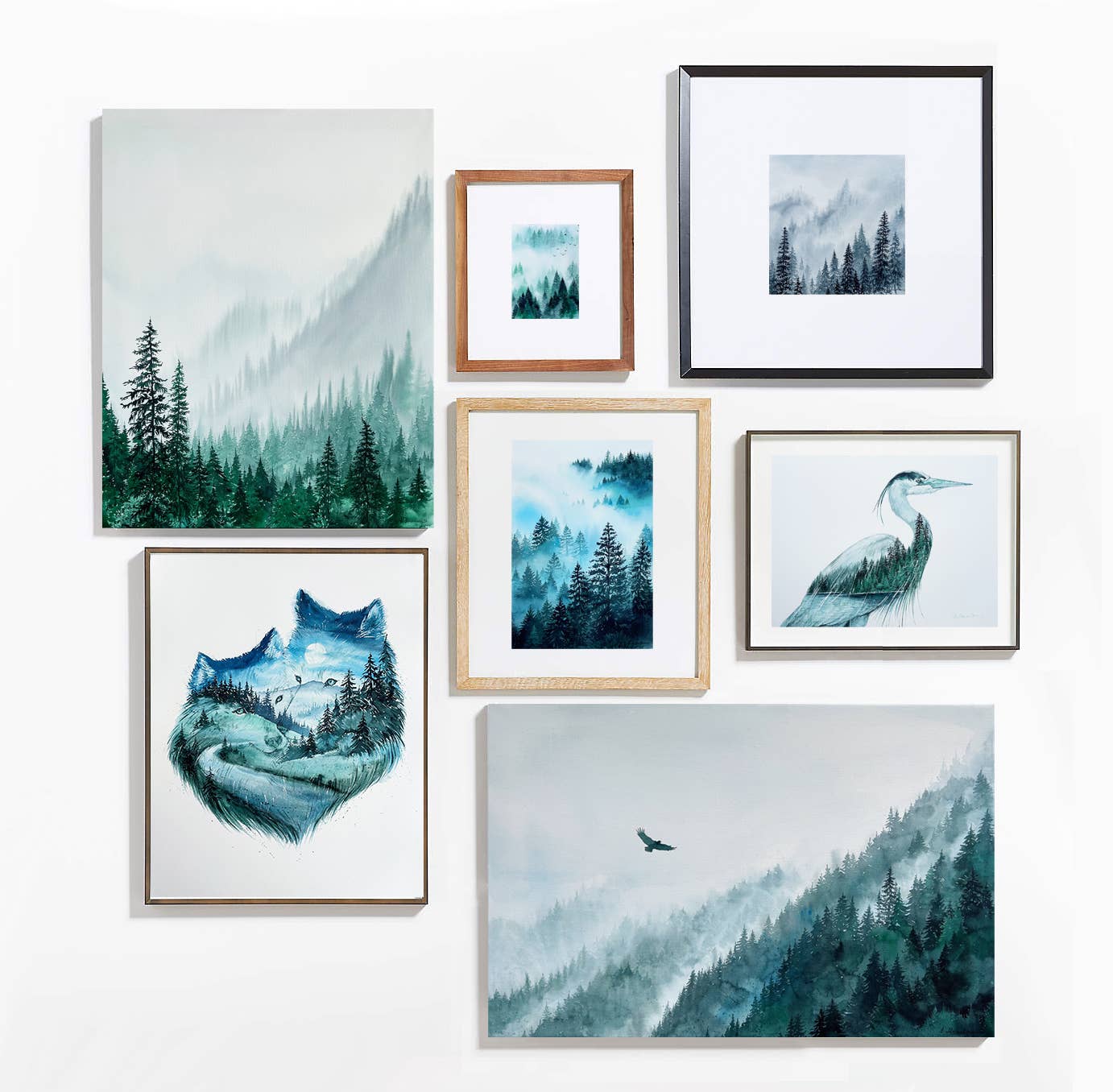 Elena Markelova Arts - Wholesale Art Print - "Mountain Bear" Watercolor Art Print5