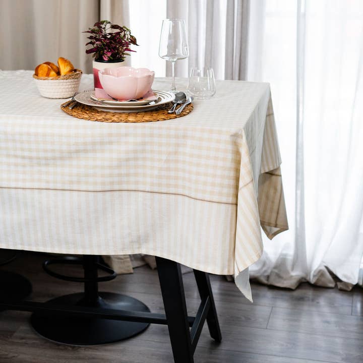 Fabstyles - Wholesale Tablecloth - GINGHAM CHECK-TABLE CLOTH6