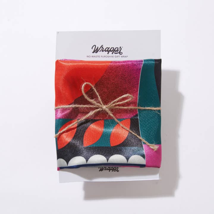 Wrappr - Wholesale Flat Wrap - Chalice | 18" Mulberry Silk Furoshiki Wrap