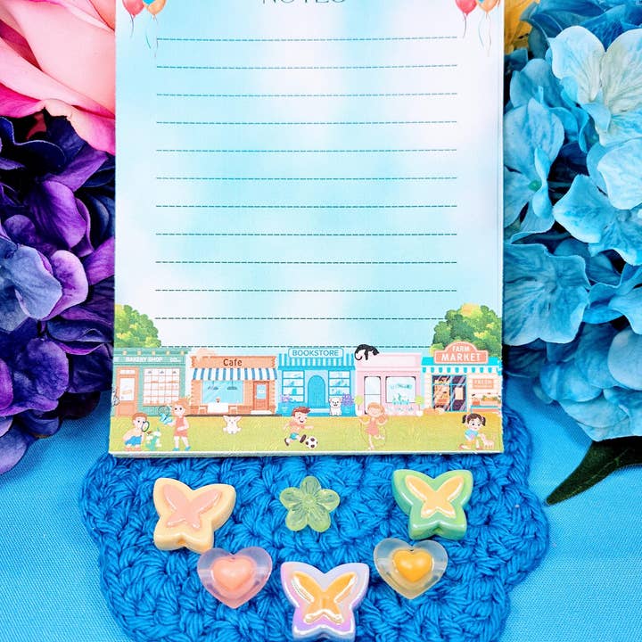 Main Street Summer Edition Notepad 4.25" x 5.5" and other Purchase Wholesale main street. Free Returns & Net 60 Terms on Faire trending on Faire.