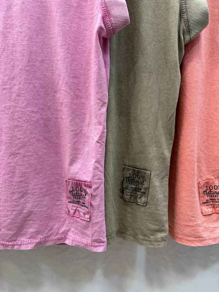 Mimi & Gogo - Wholesale T-Shirt - Women's - T-shirt Patche Works natural @19252_TsNatural3