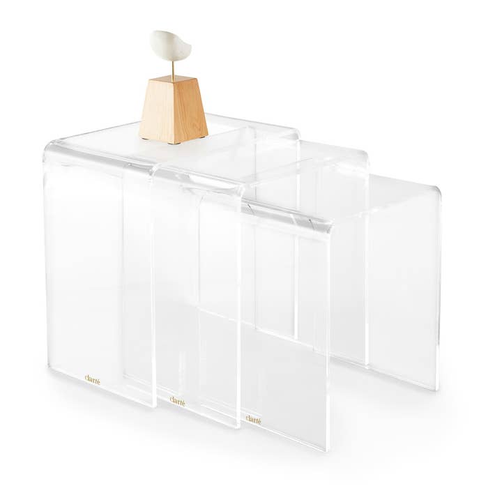 Huang Acrylic - Wholesale Coffee Table - Clarté Acrylic Nesting Tables (Set of 3)