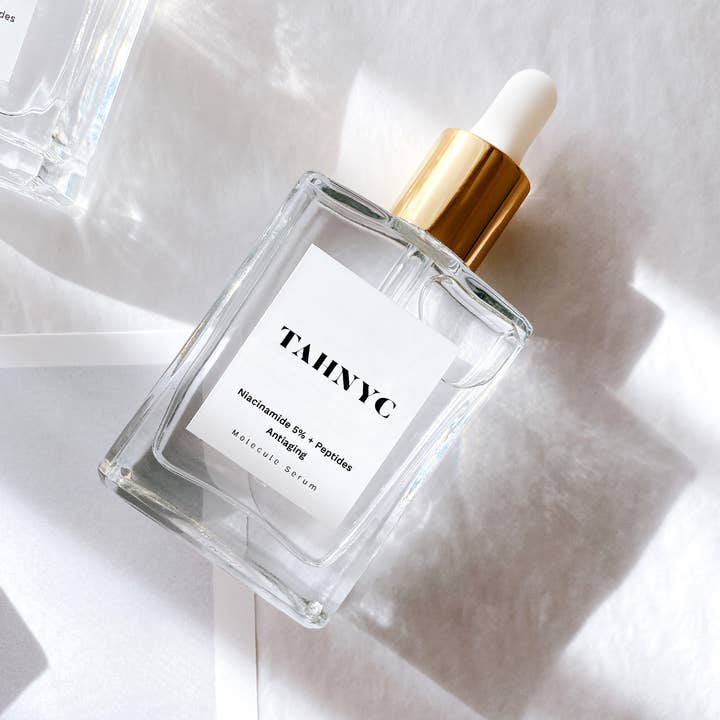 TAHNYC - Wholesale Facial Serum/Concentrate - Niacinamide 5% + Peptides Antiaging + Wrinkles Facial SerumÂ