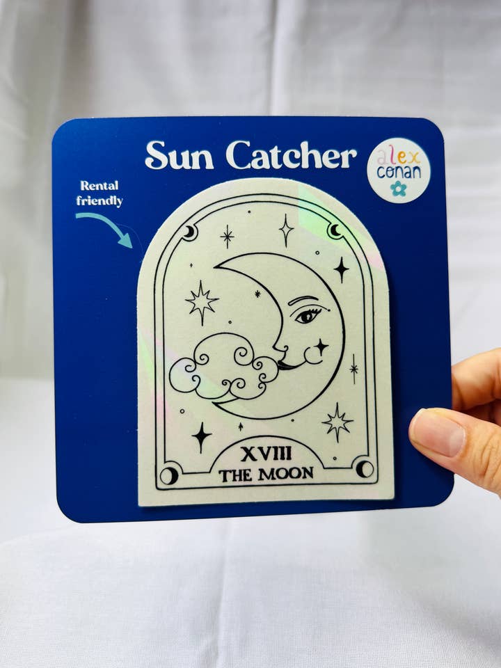Moon Tarot Sun Catcher for wholesale by Alex Conan