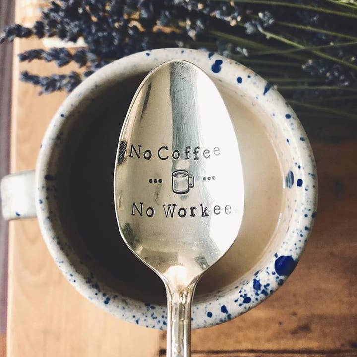 No Workee Spoon for wholesale by Sweet Thyme Design