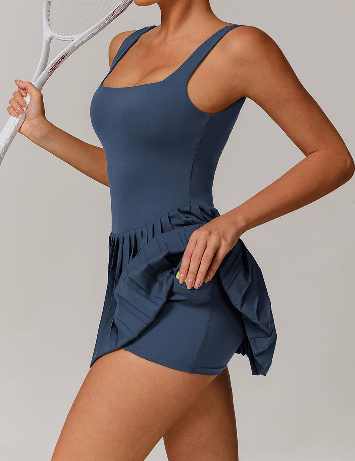 Crave by FW - Vente Robe de sport – femme - Robe de tennis une pièce avec short intégré et poches17