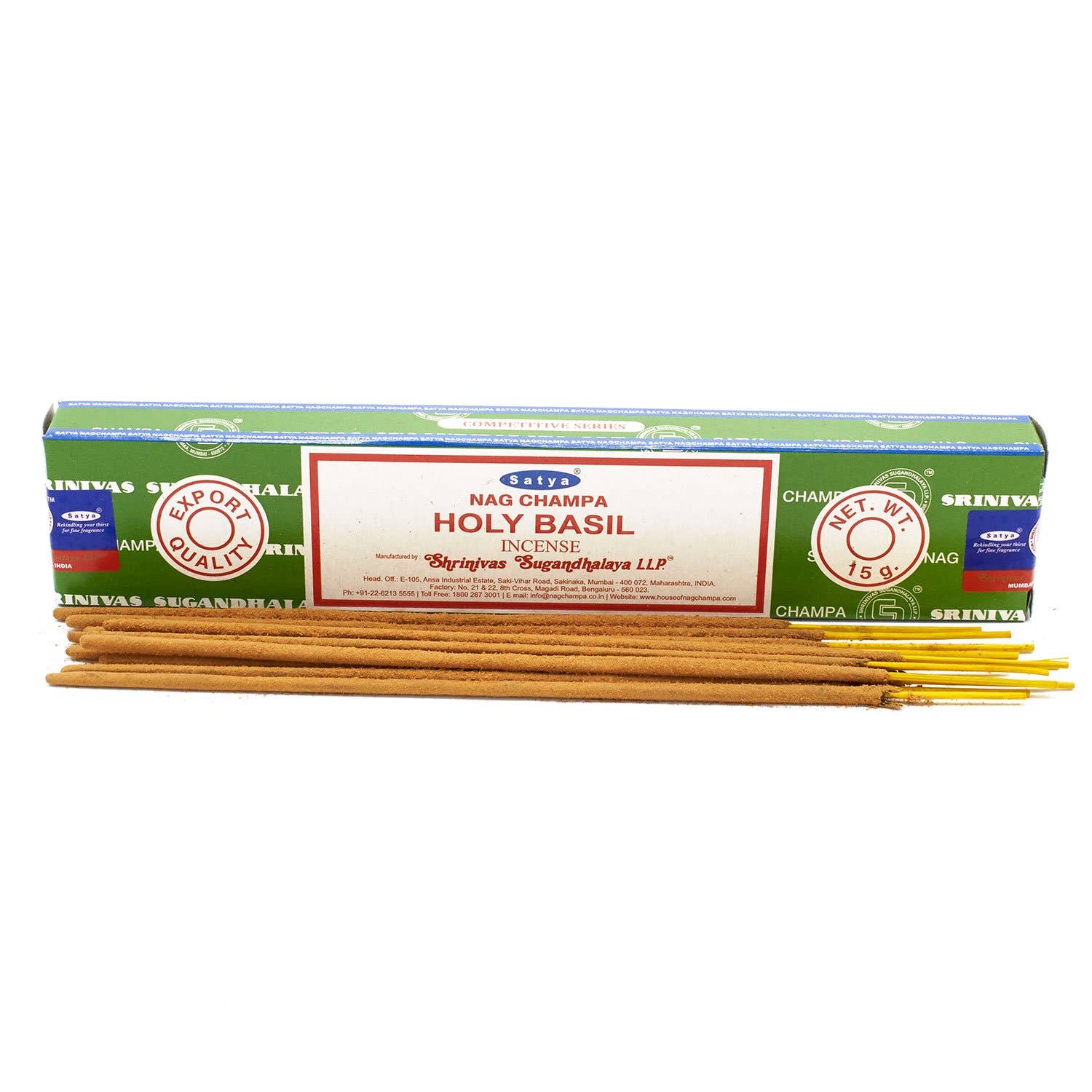 Ancient Wisdom - Wholesale Incense - Satya Incense Sticks 15g - Holy Basil1