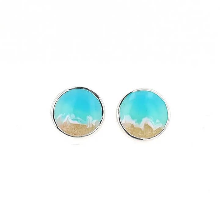 Circle Earrings (Sterling Silver) for wholesale by Virtu Made