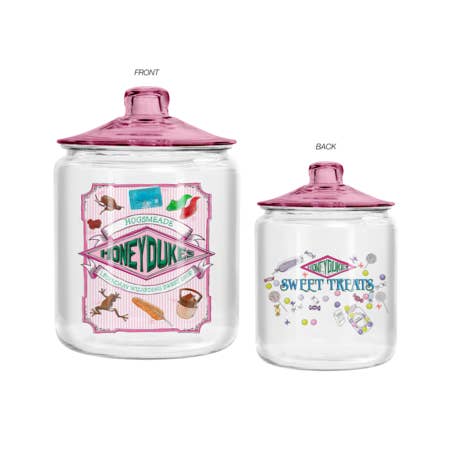 Silver Buffalo - Wholesale Jar - Harry Potter Honeydukes Treats 6” Glass Jar w Lid