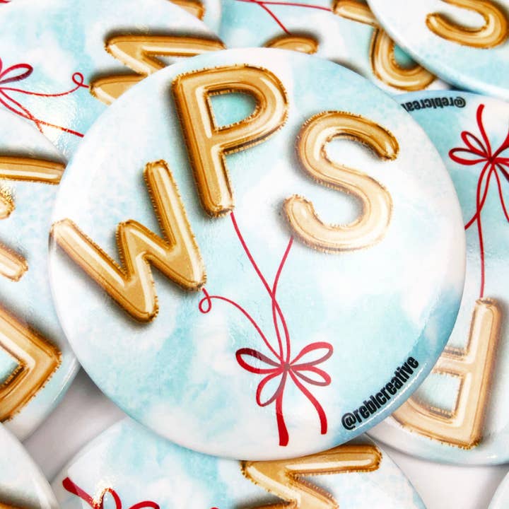 *Balloons - WPS - Game Day Button for wholesale by REBL Creative