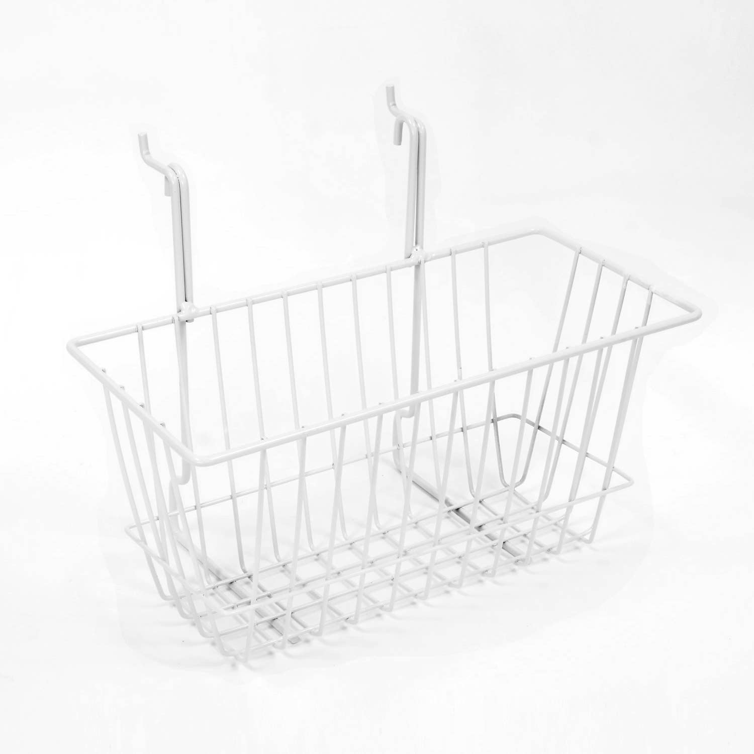 Suburban Sales - Vendita all'ingrosso Scaffali da esposizione - Cestelli metallici universali per Slatwall Gridwall e Pegboard4