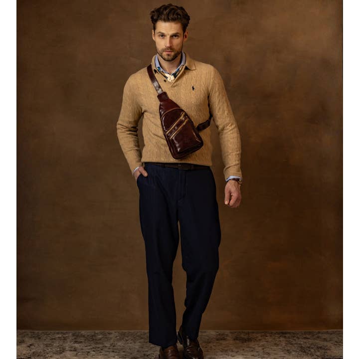 Time Resistance - Wholesale Crossbodytas - Heren - Leren Schoudertas - Catch-222