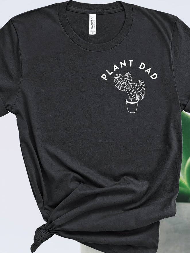 Plant Dad Monstera Plant Shirt voor wholesale door Mellow Monkey Shop LLC