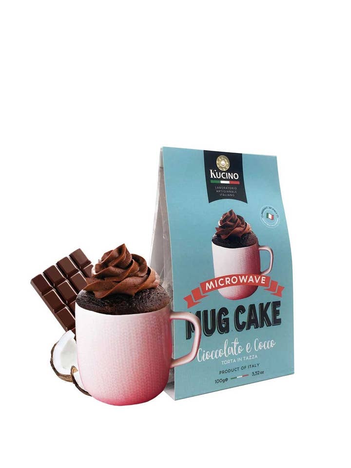 CHOCOLATE AND COCONUT MUG CAKE - CHOCOLATE AND COCONUT CAKE IN A CUP for wholesale by Kucino