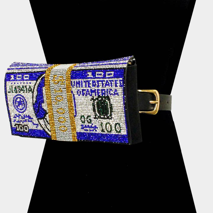 Sensibling Corp. - Wholesale Belt Bag - Women's - Bling Rhinestone Fanny Pack / Belt / Clutch Bag10