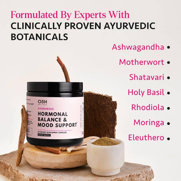 Osh Wellness - Ayurvedic Wellness - Wholesale Oral Supplement/Vitamin - Hormonal Balance & Mood Support | Cortisol & Perimenopause4