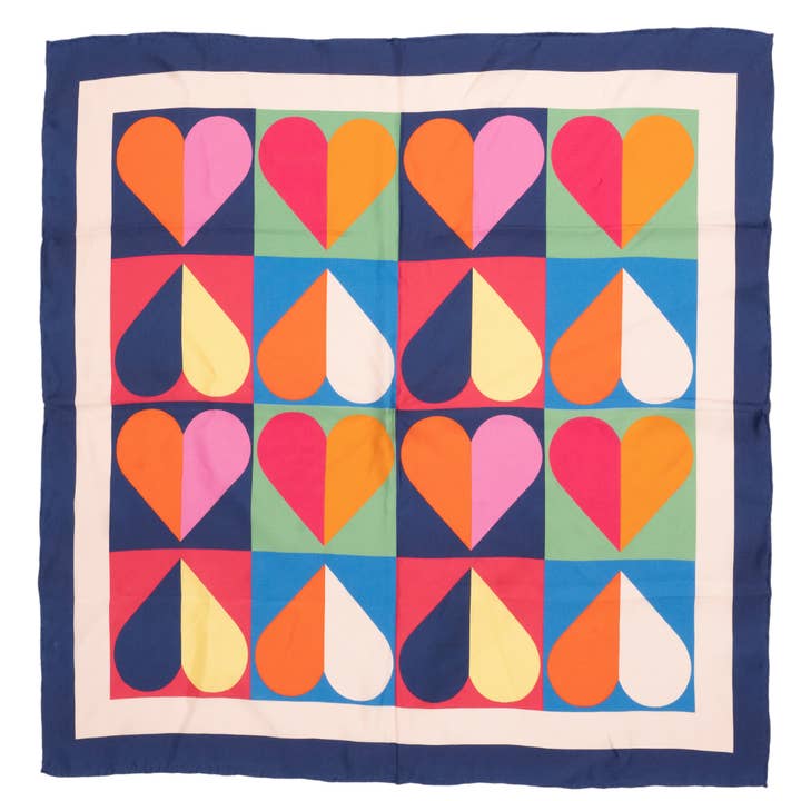 Multi Hart - Sciarpa in seta - 26" per la vendita all'ingrosso da parte di B. Hartzell