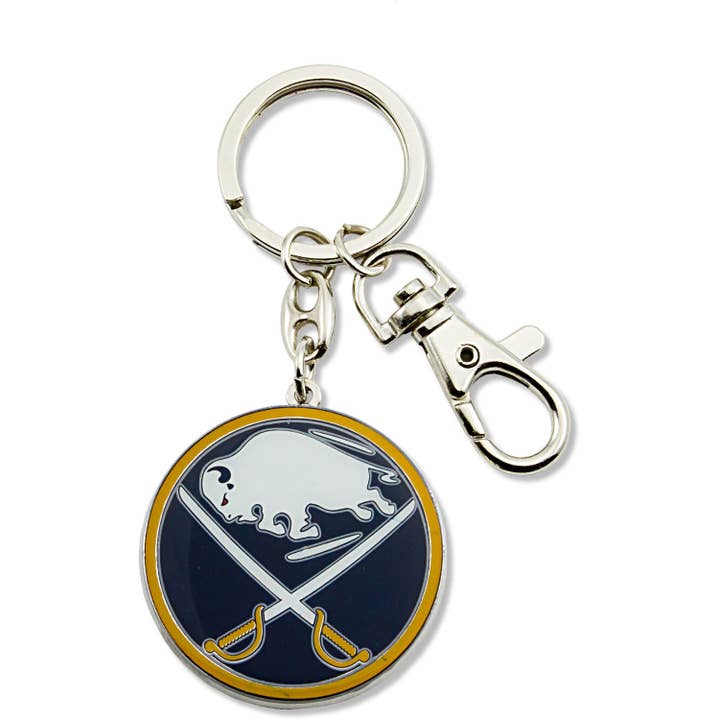 NHL Buffalo Sabres Logo Heavyweight Keychain for wholesale by Aminco USA
