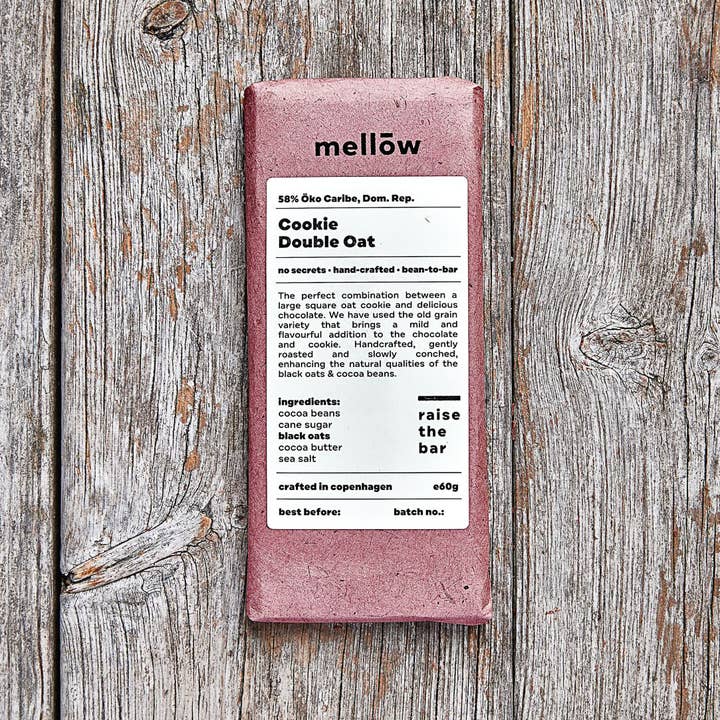 Mellow Chocolate – Großhandel Schokoriegel – Keks, Doppelhafer