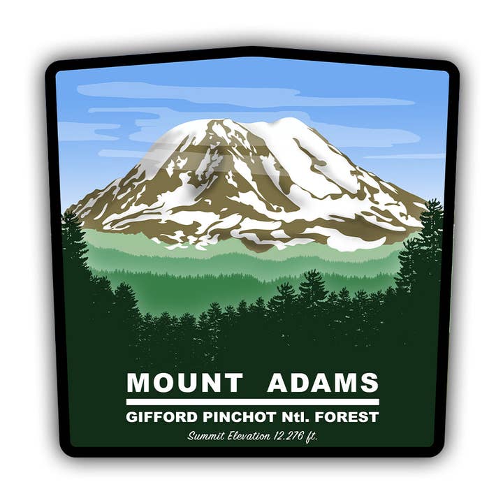 Adesivo Mt Adams por atacado de HackStickers