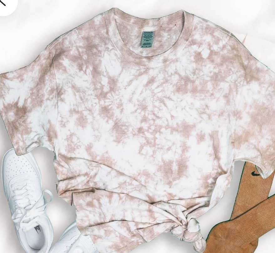 4 little hearts - Vendita all'ingrosso Maglietta - Donna - Maglietta tinta a effetto tie dye2