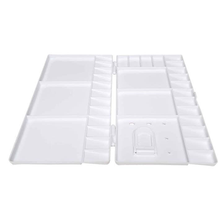 Zieler - Wholesale Palette/Mixing Tray - Compact Folding Artist Sturdy Plastic Palette 33 Wells