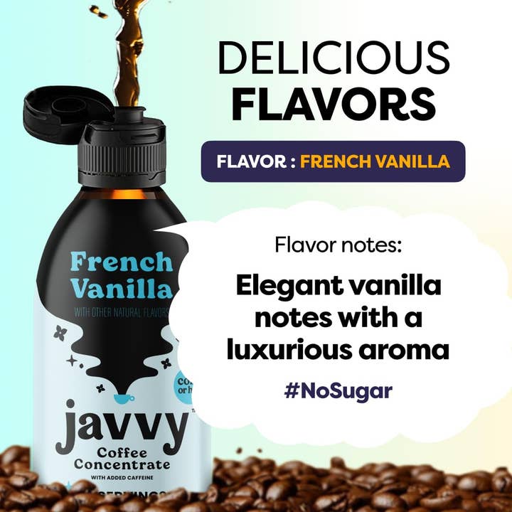 Javy Coffee - Wholesale Iced Coffee/Cold Brew - Javvy French Vanilla Cold Brew Coffee Concentrate