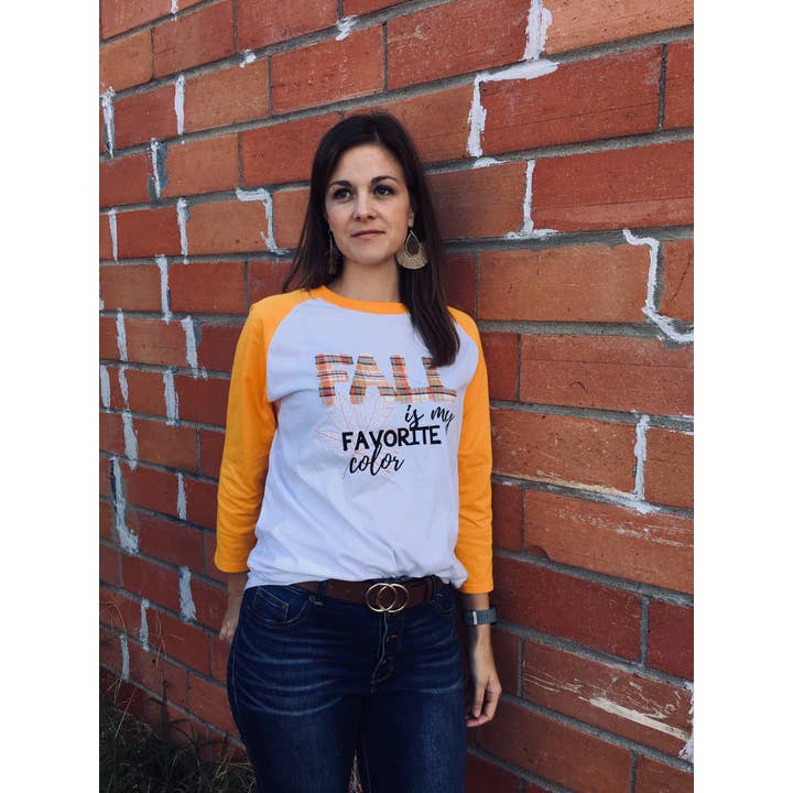 Fall Is My Favorite Color Tee for wholesale by trehouse