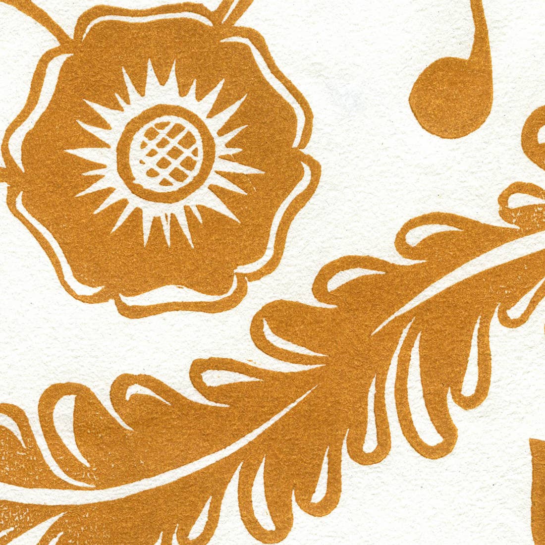 Papillon Press - Wholesale Art Print - Papillon Flora Block Print1