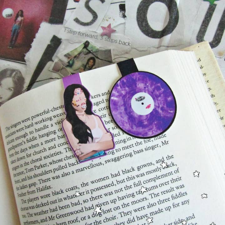 Olivia Rodrigo Sour Magnetic Bookmark for wholesale by Like Starlight Studio