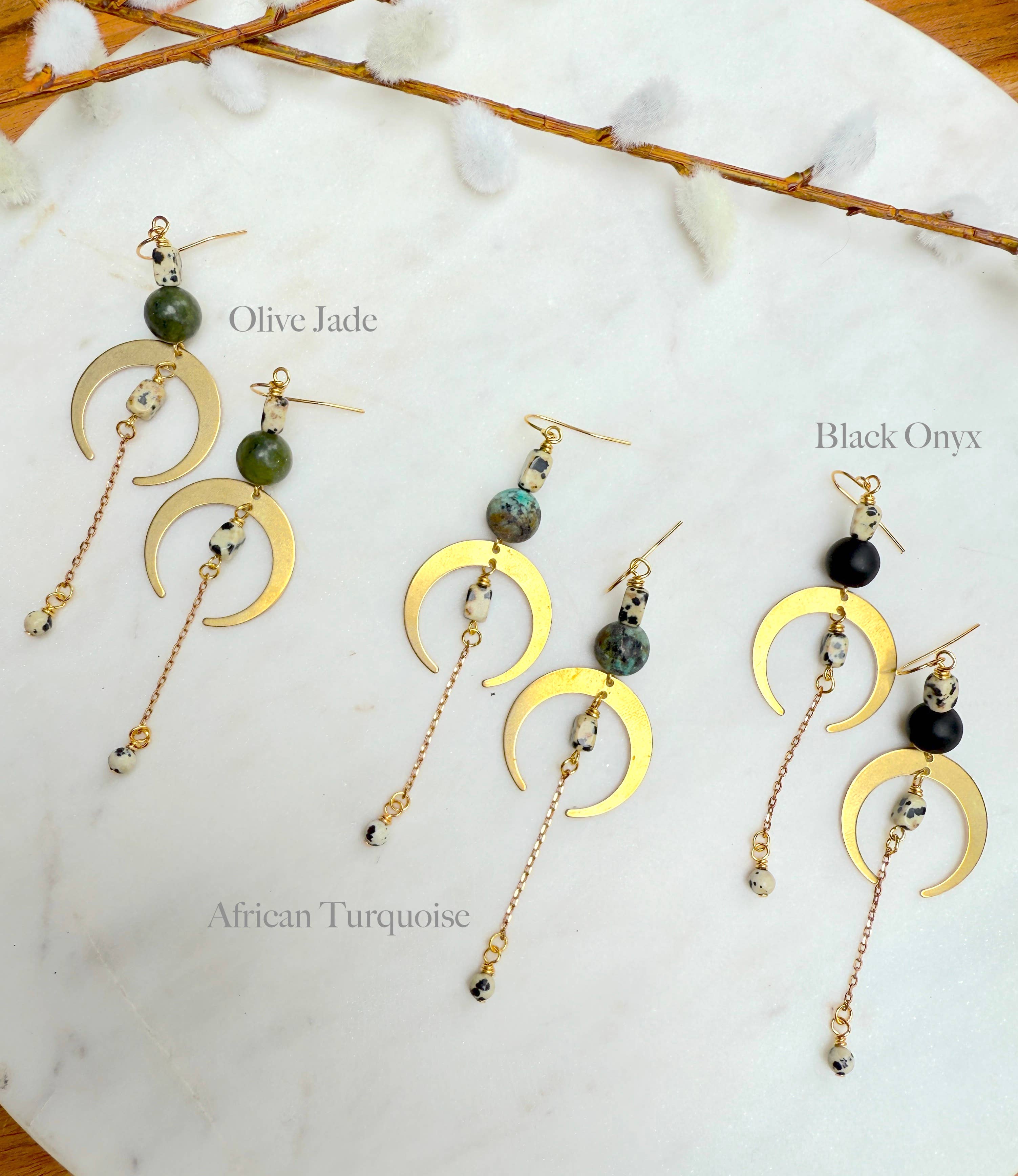 XTRA by Stacey - Wholesale Dangle Earrings - The Sasha Earring - African Turquoise9