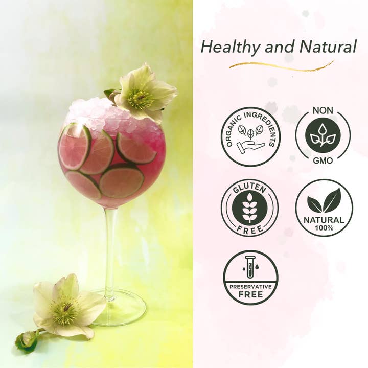 Jardin Infusion Florale - Vente Mélange/sirop pour cocktails - Mixeur à roses JARDIN PREMIUM pour cocktails et mocktails2