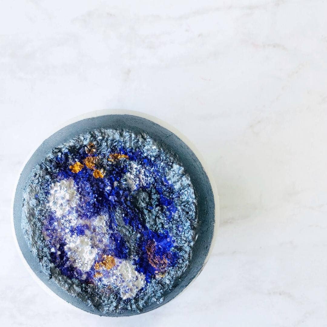 Honi - Wholesale Bath Bomb/Fizz - Amethyst |Hand-painted| Geode Bath Bomb1