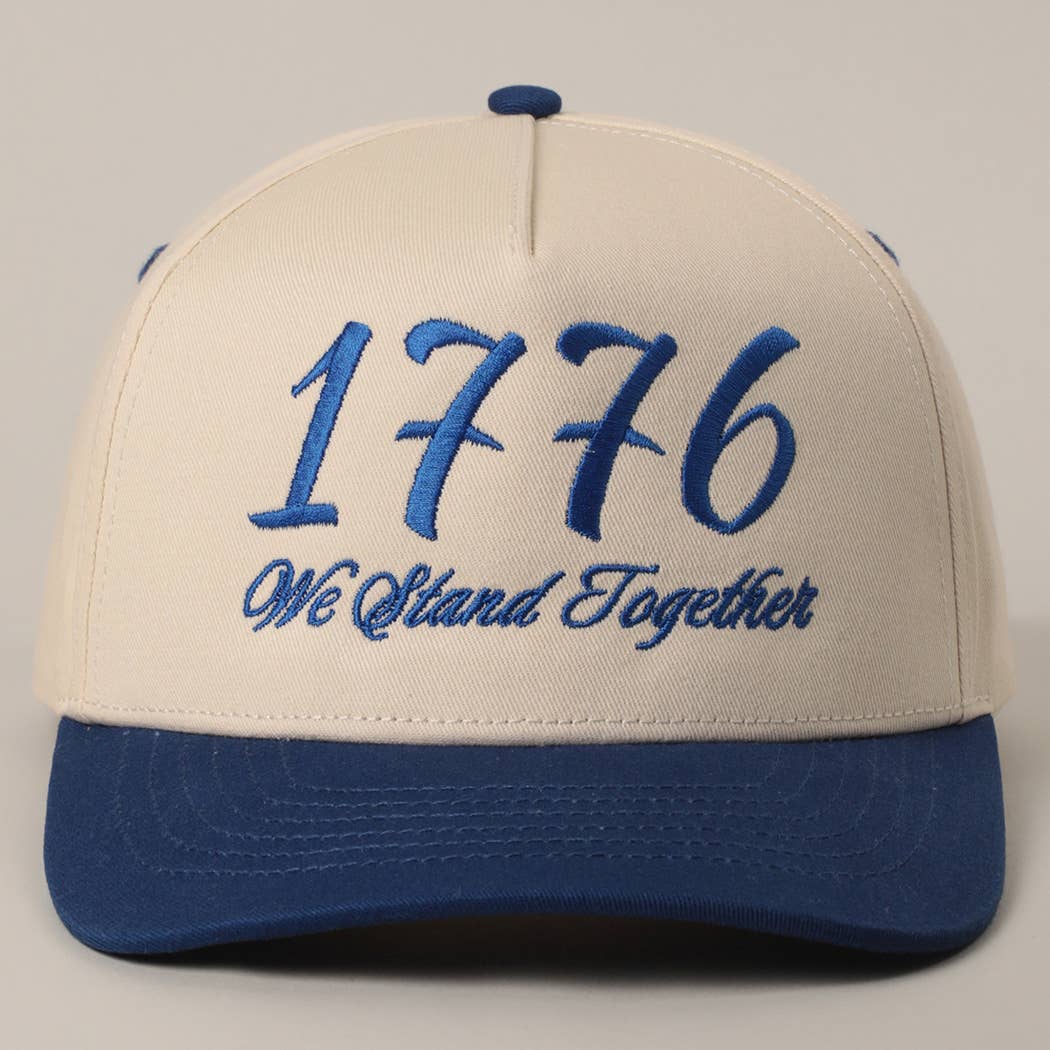 Fashion City - Vente Casquette de camionneur – unisexe - Casquette Trucker Bicolore 1776 We Stand Together20