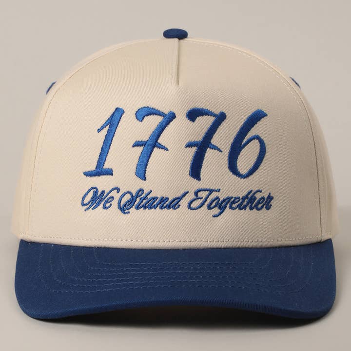 Fashion City - Vente Casquette de camionneur – unisexe - Casquette Trucker Bicolore 1776 We Stand Together20