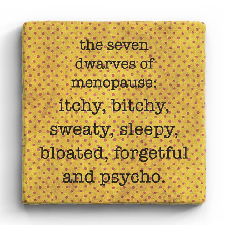 7 Dwarves - Marble Coaster for wholesale by Paisley & Parsley