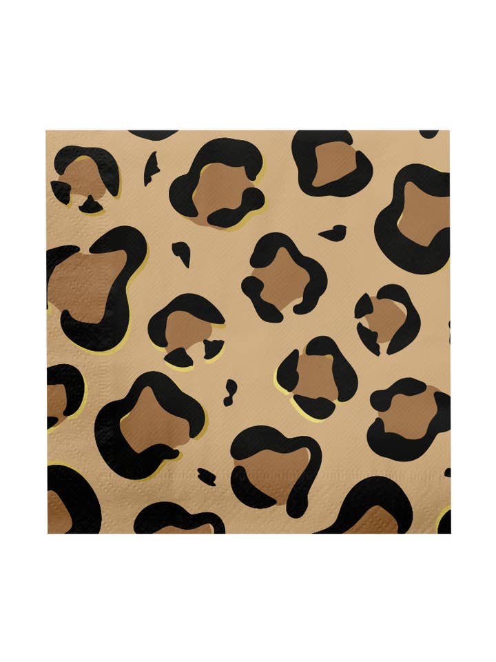 Napkins - Leopard for wholesale by PD Party